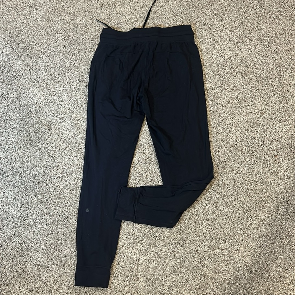 Lululemon Black Super Soft Drawstring Joggers 8 - image 4